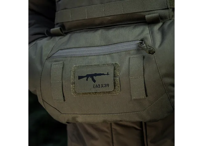 Нашивка M-Tac AKM 7,62х39 Laser Cut Ranger Green/Black Фото 2